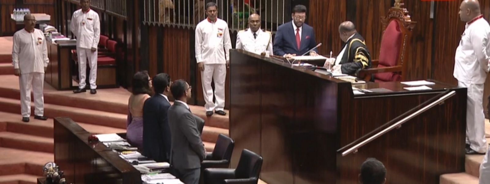 Ali Zahir Moulana sworn in as a MP